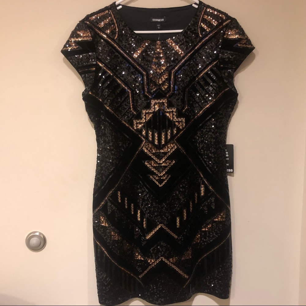 Express Glam Mini Dress